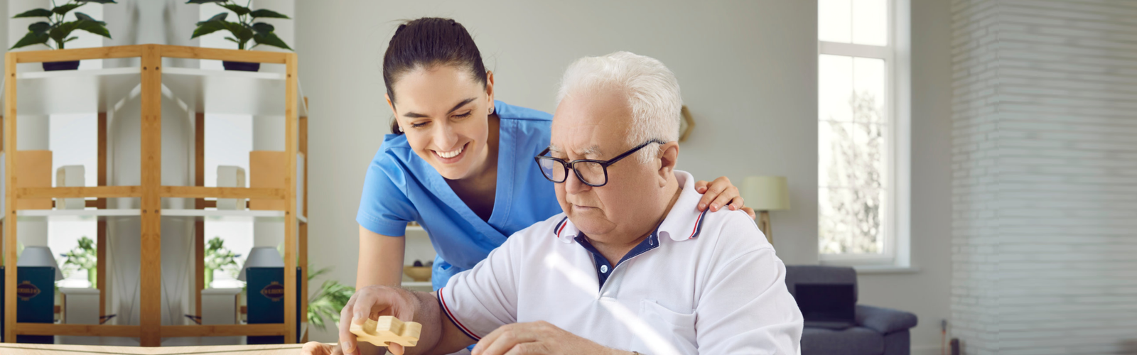 caregiver accompany her patient